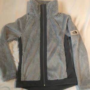 NWOT North Face fuzzy fleece jacket